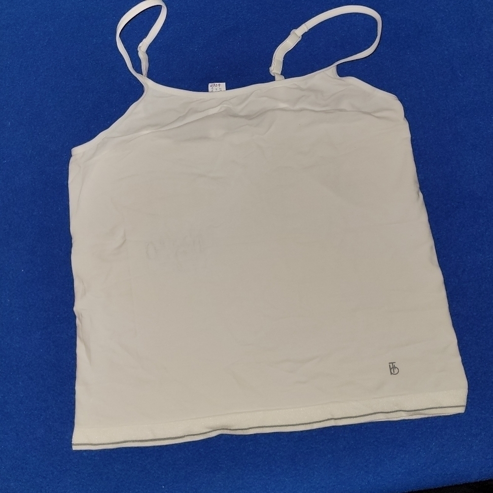 Barely there Sarah Lee seamless tank Med sample NWOT style Db0126